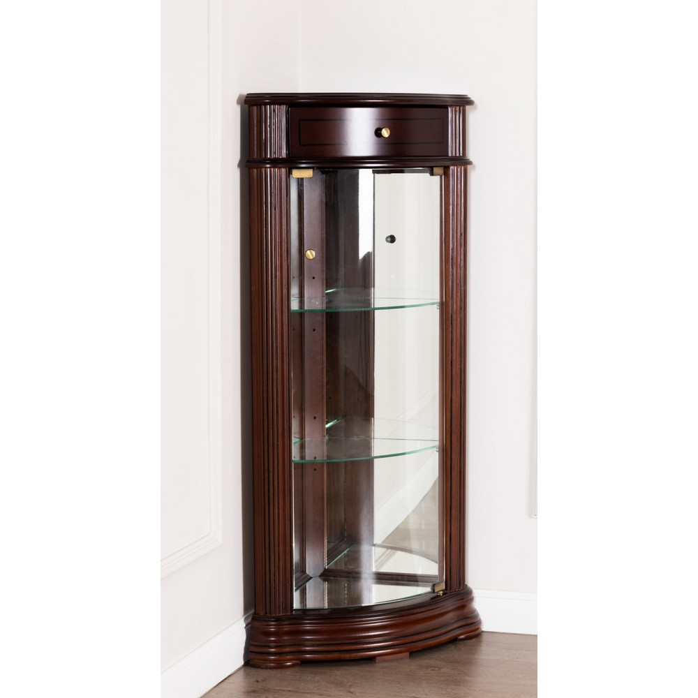 Угловая витрина ref.65 Nogal IDC