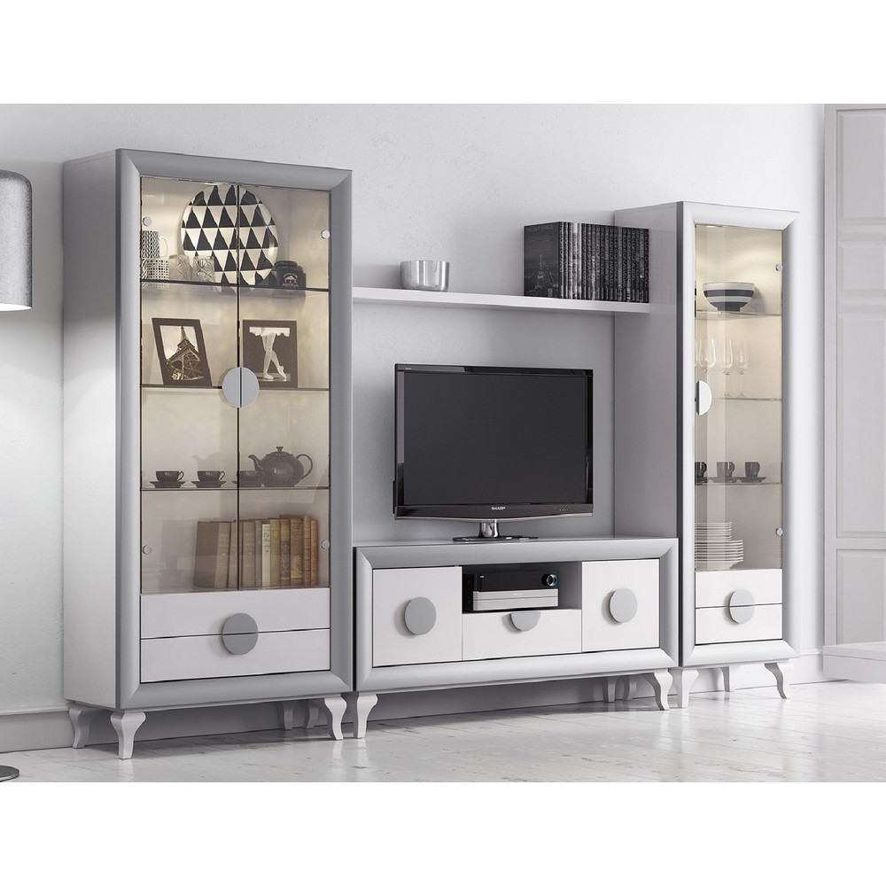 Витрина CLOE 2025 Blanco/Plata Disemobel — изображение 2