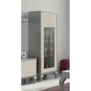 Витрина NORA 3027 Plata/Polar Disemobel