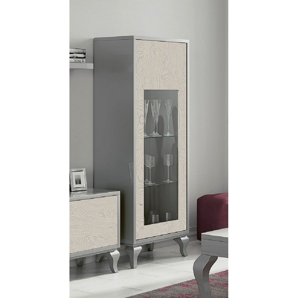 Витрина NORA 3027 Plata/Polar Disemobel