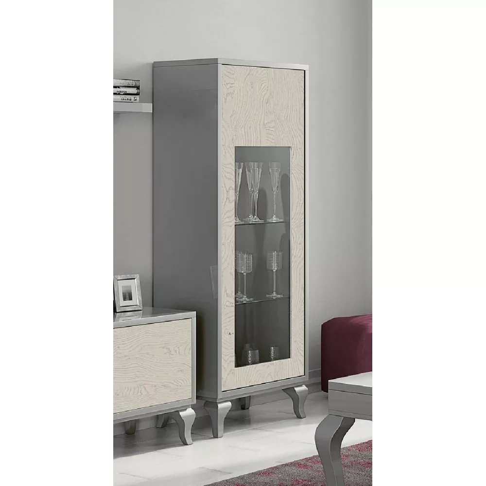Витрина NORA 3027 Plata/Polar Disemobel