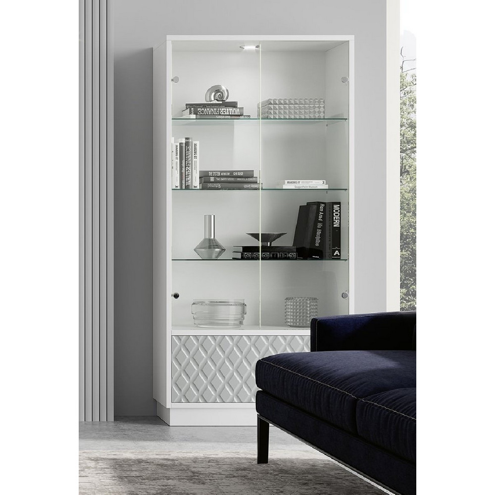 Витрина NORA 3037.6 Blanco mate/Gris Disemobel — изображение 2